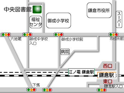 中央図書館地図